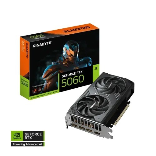 GIGABYTE GeForce RTX 5060 WINDFORCE MAX OC 8GB GDDR7 Graphics Card