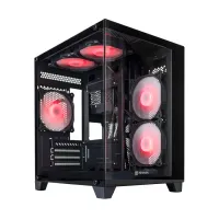 Revenger Base Dynamic Mini 5 Mid Tower Black Micro-ATX Gaming Desktop Casing
