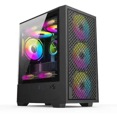 Golden Field V01 Black M-ATX Gaming Casing