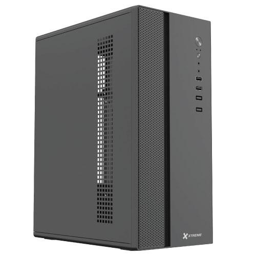 XTREME 2603 Mini Black Office Computer Case with Power Supply
