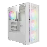 Gamdias AURA GC2 ELITE WH Perforated RGB Mid-Tower Casing
