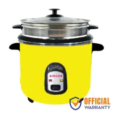 Singer B1800EXPRESS-PRO 1.8 L Rice Cooker Yellow With Steamer