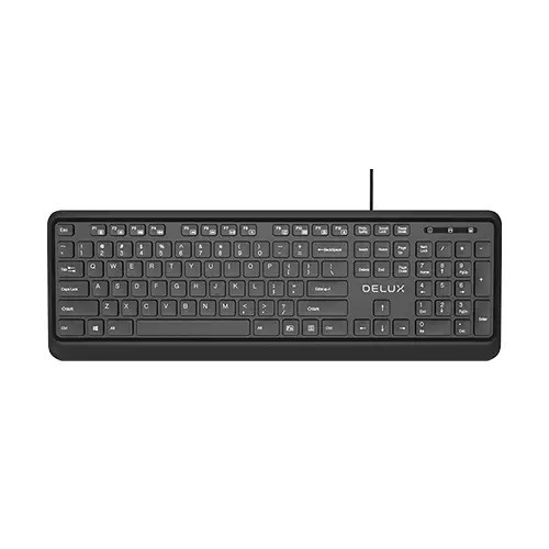 DELUX KA190U WIRED MULTIMEDIA KEYBOARD