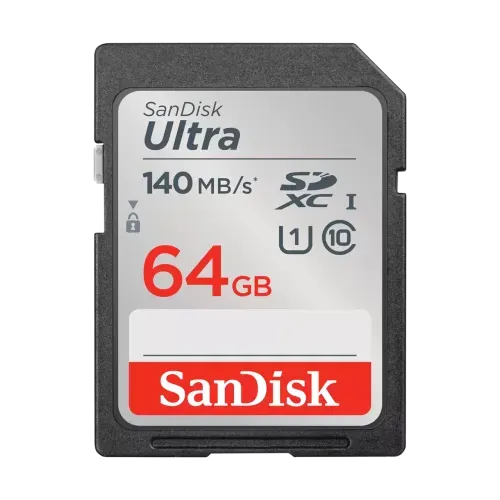Sandisk Ultra 64GB 140Mbps SDXC UHS-I Memory Card