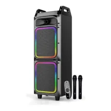 Xtreme THUNDER 1.0 Bluetooth Trolley Party Speaker with 2 Wireless Mic
