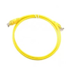CAT6 U/UTP PATCH CORD (UNSHIELDED YELLOW 2M)