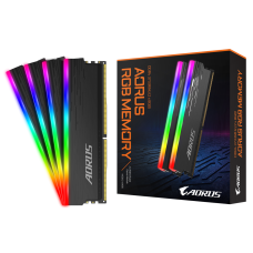Gigabyte Aorus 8GB RGB DDR4 3733MHz Gray Heatsink Desktop RAM With Demo Kit #GP-ARS16G37D