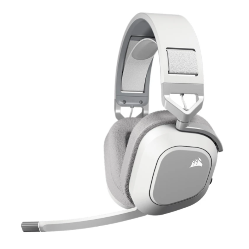 Corsair HS80 Max RGB Wireless (Dual Mode) White Gaming Headphone