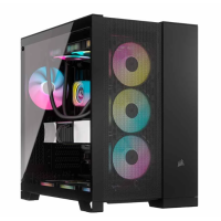 Corsair 6500D Airflow Mid Tower Black (Tempered Glass Side Window) ATX Gaming Desktop Case