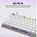 Corsair K60 PRO TKL RGB Wired (OPX Switch) White Gaming Keyboard 