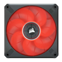 Corsair ML120 LED Elite Red Premium PWM 120mm (1xFAN) Black Casing Cooling Fan
