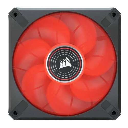 Corsair ML120 LED Elite Red Premium PWM 120mm (1xFAN) Black Casing Cooling Fan
