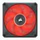 Corsair ML120 LED Elite Red Premium PWM 120mm (1xFAN) Black Casing Cooling Fan