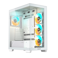 Gigabyte C500 Panoramic Stealth Ice Mid Tower White ATX Gaming Desktop Casing #GB-C500PI ST