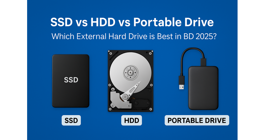 SSD vs HDD vs Portable Drive: Which External Drive Should You Buy in 2025?